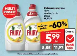 PROFI Fairy detergent de vase lămâie / rodie Ofertă