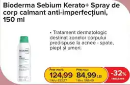 Dr.Max Bioderma Sebium Kerato+ Spray de corp calmant anti-imperfecțiuni Ofertă