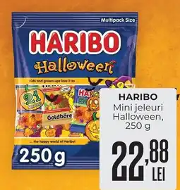 Mega Image Haribo mini jeleuri halloween Ofertă