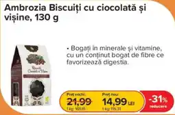Dr.Max Ambrozia biscuiti cu ciocolata si visine Ofertă