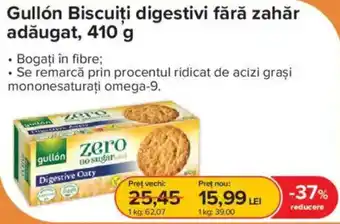 Gullón Biscuți digestivi fără zahăr adăugat