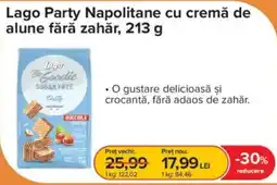Dr.Max Lago Party Napolitane cu cremă de alune fără zahăr Ofertă