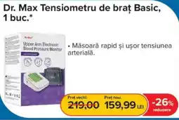Dr.Max Dr. Max Tensiometru de braț Basic Ofertă