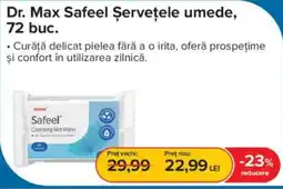 Dr.Max Dr. Max Safeel șervețele umede Ofertă
