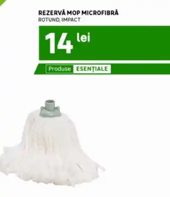 Rezervă mop microfibră rotund