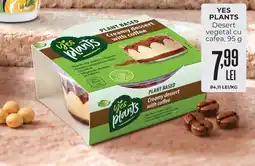 Mega Image Yes plants dessert vegetal cu cafea Ofertă