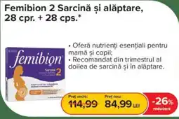 Dr.Max Femibion 2 Sarcină și alăptare Ofertă