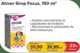 Dr.Max Alinan Sirop Focus Ofertă