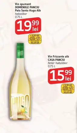 Supeco Hugo vin spumant palo santo alb Ofertă