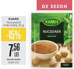 Mega Image Kamis nucșoară măcinată Ofertă
