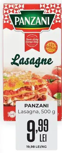 Mega Image Panzani lasagne Ofertă