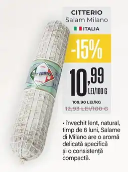 Mega Image Citterio salam milano Ofertă