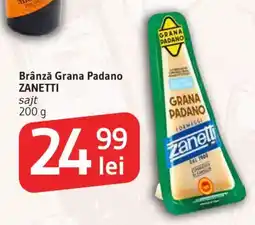 Supeco Zanetti brânză grana padano Ofertă