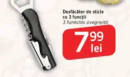 Supeco Desfăcător de sticle cu 3 funcții Ofertă