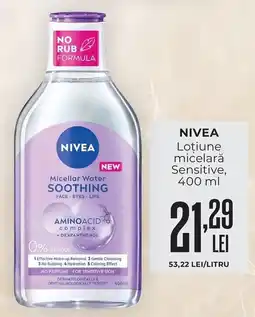 Mega Image Nivea lotiune micelara sensitive Ofertă