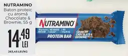 Mega Image Nutramino baton proteic cu aromă chocolate & brownie Ofertă