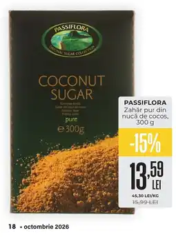 Mega Image Passiflora zahăr pur din nucă de cocos Ofertă