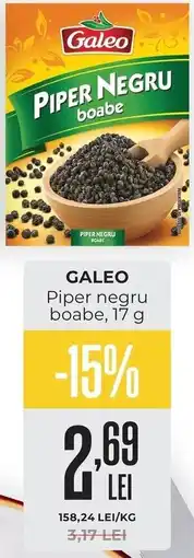 Mega Image Galeo piper negru boabe Ofertă