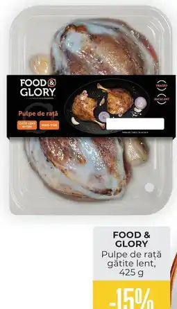 Mega Image Food & Glory pulpe de rață gătite lent Ofertă