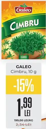 Mega Image Galeo cimbru Ofertă