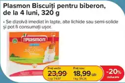 Dr.Max Plasmon biscuiti pentru biberon Ofertă
