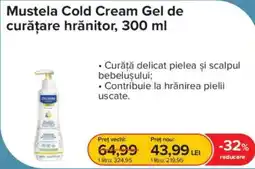 Dr.Max Mustela Cold Cream Gel de curățare hrănitor Ofertă