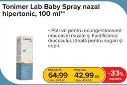 Dr.Max Tonimer Lab Baby Spray nazal hipertonic Ofertă