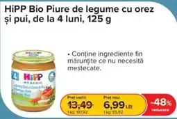 Dr.Max HiPP Bio Piure de legume cu orez și pui Ofertă
