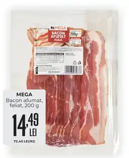 Mega Image Mega bacon afumat, feliat Ofertă