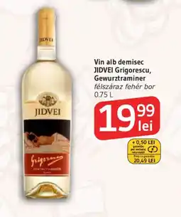 Supeco Jidvei grigorescu gewurztraminer Ofertă