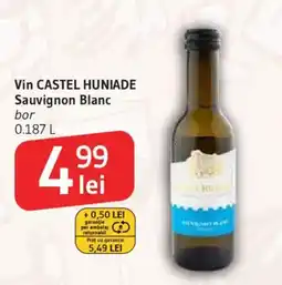 Supeco Castel Huniade Sauvignon Blanc Ofertă