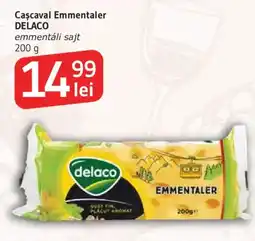 Supeco Delaco cașcaval emmentaler Ofertă