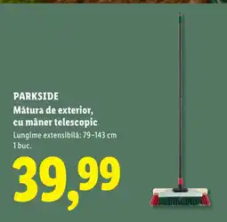 Lidl Parkside mătura de exterior cu mâner telescopice Ofertă