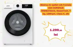 Altex Gorenje masina de spalat rufe frontala slim WNHEI72SAS Ofertă