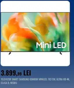 Flanco Televizor Smart Samsung 65M80H miniled, 163 cm, ultra HD 4K, clasa d, negru Ofertă