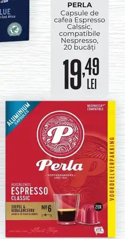 Mega Image Perla Capsule de cafea Espresso Calssic, compatibile Nespresso Ofertă