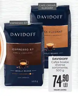 Mega Image Davidoff Cafea boabe Ofertă