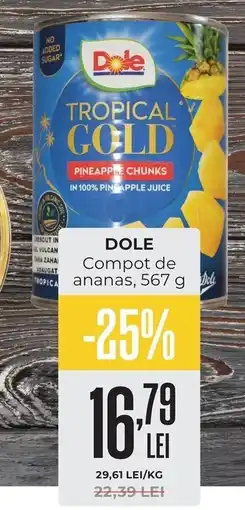 Mega Image Dole compot de ananas Ofertă