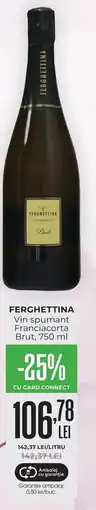 Mega Image Ferghettina vin spumant franciacorta brut Ofertă