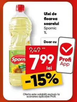 PROFI Ulei de floarea soarelui Spornic 1L Ofertă
