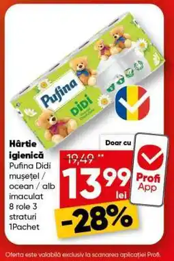 PROFI Hârtie igienică Pufina Didi Ofertă