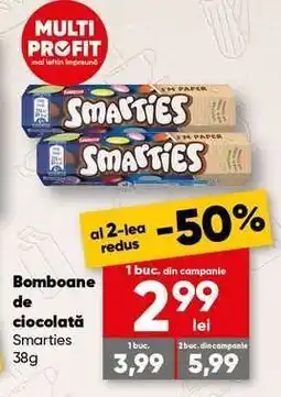 PROFI Bomboane de ciocolată Smarties 38g Ofertă