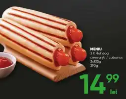 PROFI MENIU 3 X Hot dog Ofertă