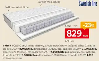 Swedish line Saltea