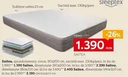 XXXLutz sleeptex saltea Ofertă