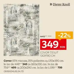 XXXLutz Dieter Knoll covor țesut Ofertă