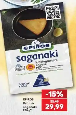 Kaufland EPIROS Brânză saganaki 200 g Ofertă