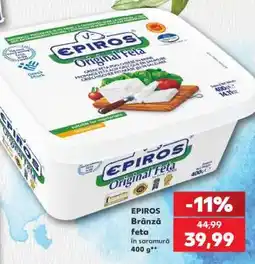 Kaufland EPIRIOS Brânză feta Ofertă