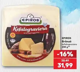 Kaufland EPIROS Brânză kefalograviera 230 g Ofertă