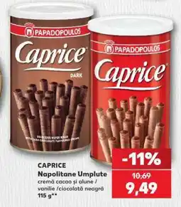 Kaufland CAPRICE Napolitane umplute Ofertă